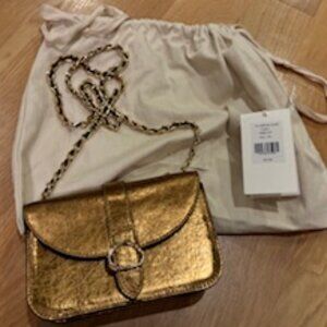 NWT ULLA JOHNSON Esme small chain crossbody bag in copper